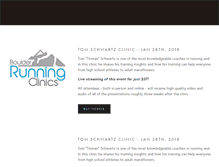 Tablet Screenshot of boulderrunningclinics.com